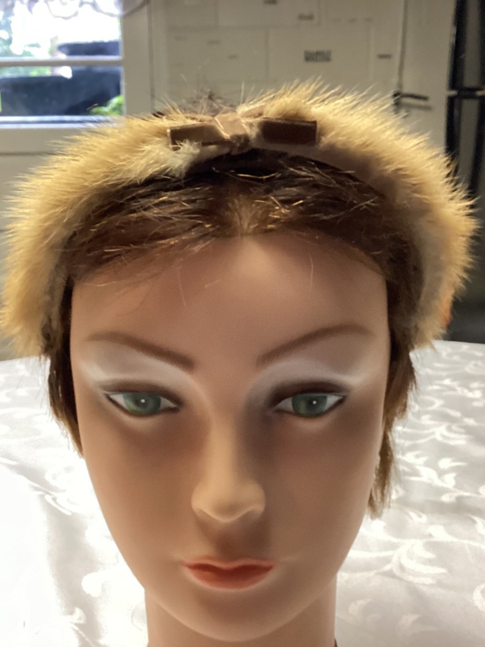 VINTAGE FUR HEAD BAND MINK. NUMBER #2